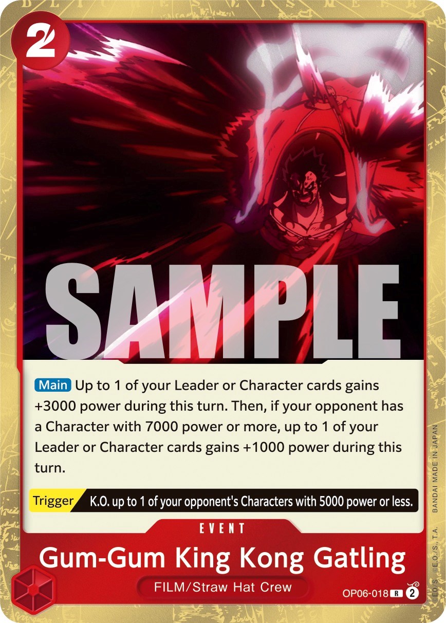 Gum-Gum King Kong Gatling [Wings of the Captain] | Devastation Store