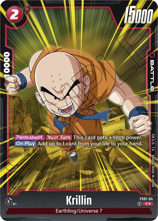 Krillin (Bonus Pack Alternate Art) [Starter Deck: Son Goku] | Devastation Store