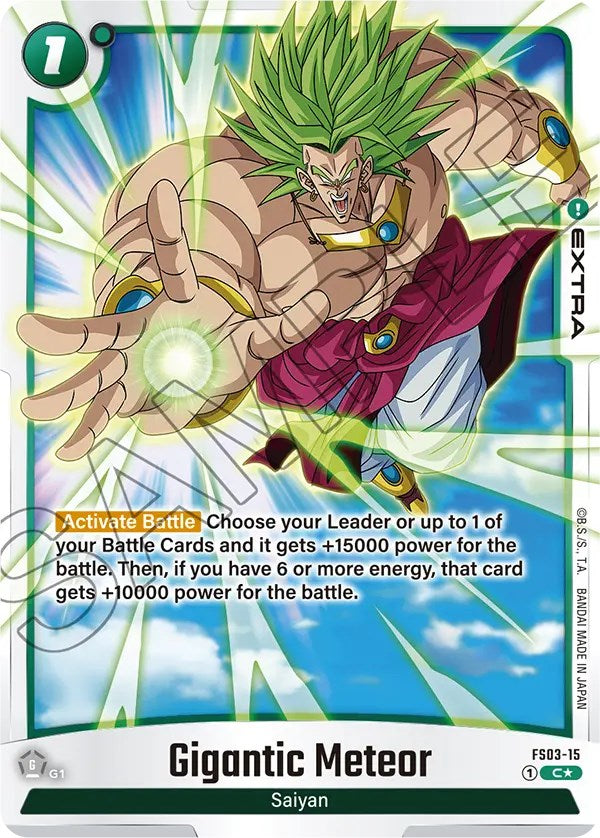 Gigantic Meteor (Bonus Pack Alternate Art) [Starter Deck: Broly] | Devastation Store