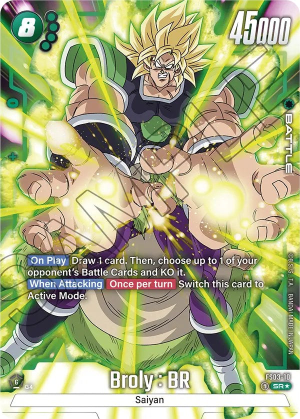 Broly : BR (Bonus Pack Alternate Art) [Starter Deck: Broly] | Devastation Store