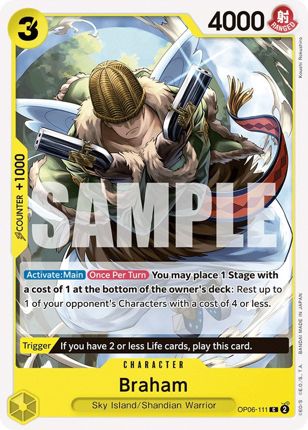 Braham [Wings of the Captain] | Devastation Store