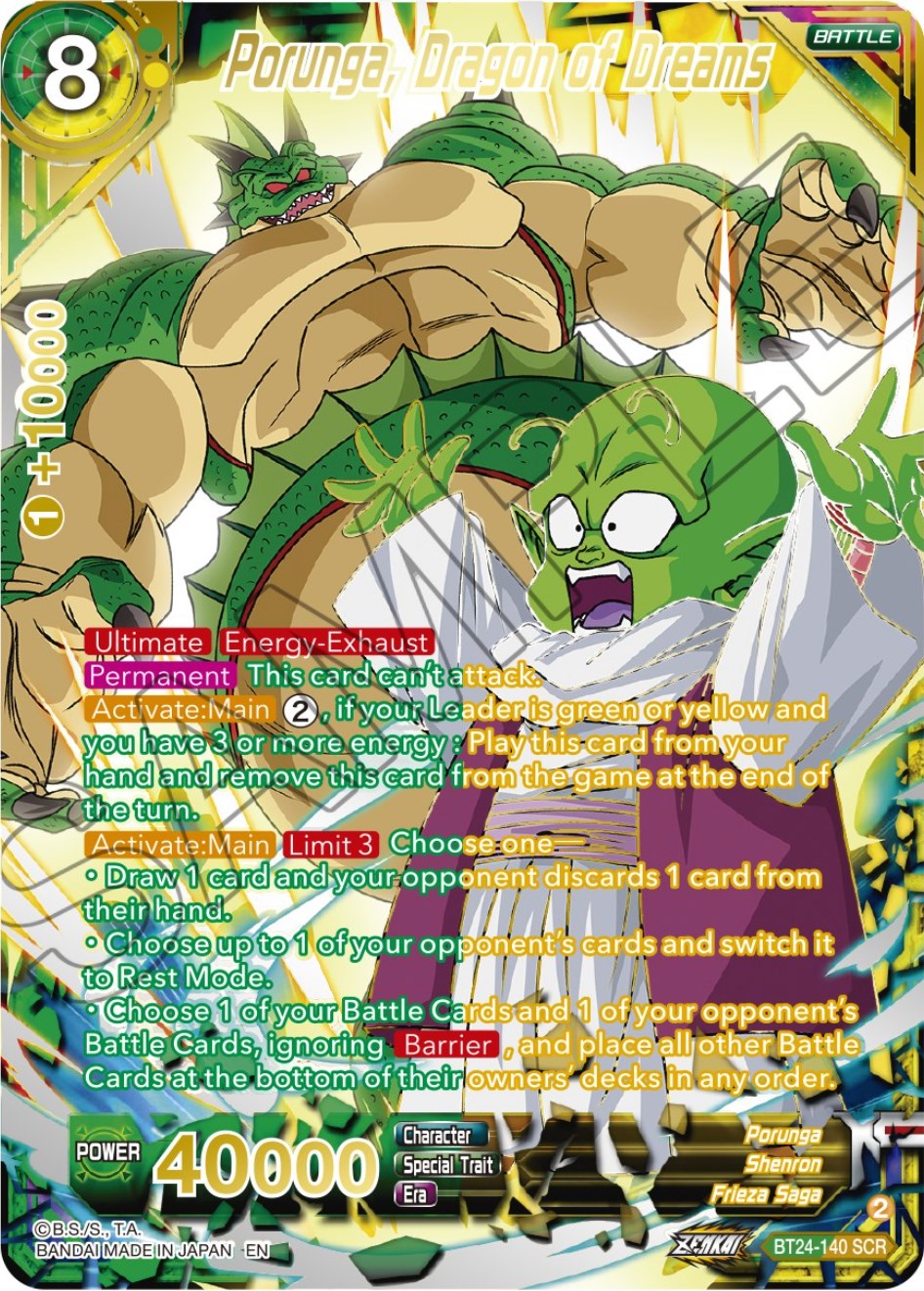 Porunga, Dragon of Dreams (Collector Booster) (BT24-140) [Beyond Generations] | Devastation Store