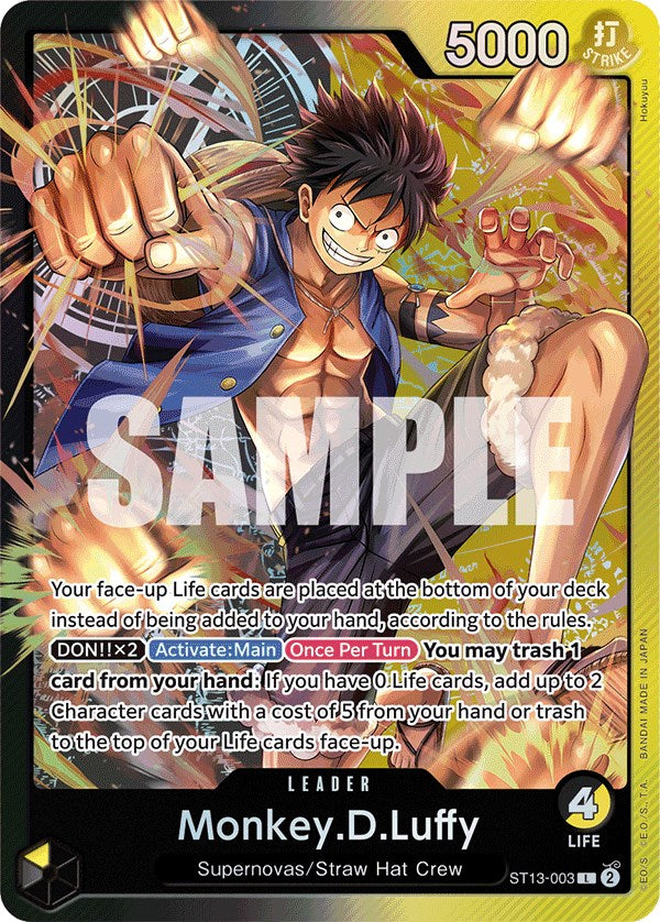 Monkey.D.Luffy [Ultra Deck: The Three Brothers] | Devastation Store