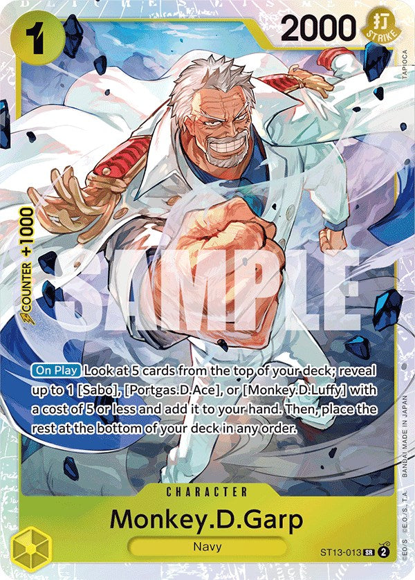 Monkey.D.Garp [Ultra Deck: The Three Brothers] | Devastation Store