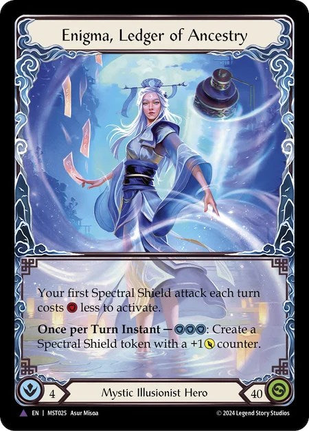 Enigma, Ledger of Ancestry (Marvel) [MST025] (Part the Mistveil)  Cold Foil | Devastation Store