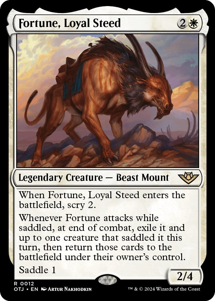 Fortune, Loyal Steed [Outlaws of Thunder Junction] | Devastation Store