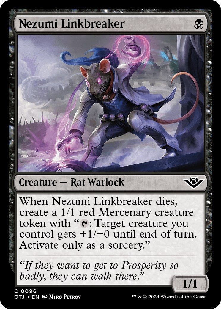 Nezumi Linkbreaker [Outlaws of Thunder Junction] | Devastation Store