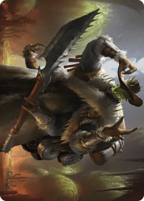 Hardbristle Bandit Art Card [Outlaws of Thunder Junction Art Series] | Devastation Store