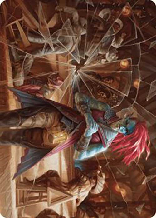 Obeka, Splitter of Seconds Art Card [Outlaws of Thunder Junction Art Series] | Devastation Store