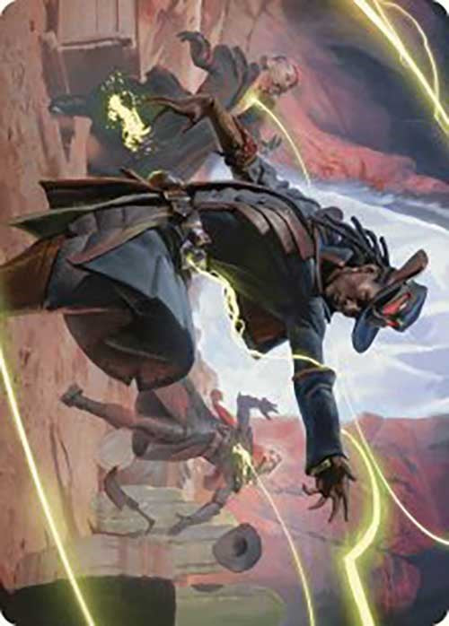 Lilah, Undefeated Slickshot Art Card [Outlaws of Thunder Junction Art Series] | Devastation Store