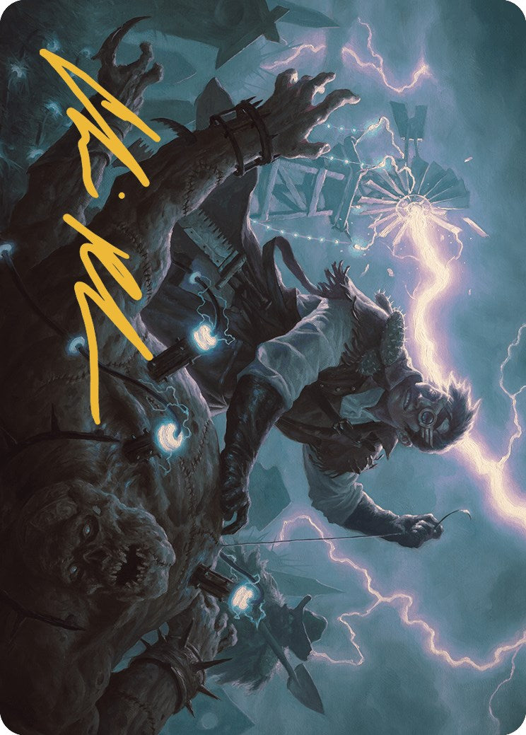 Geralf, the Fleshwright Art Card (Gold-Stamped Signature) [Outlaws of Thunder Junction Art Series] | Devastation Store