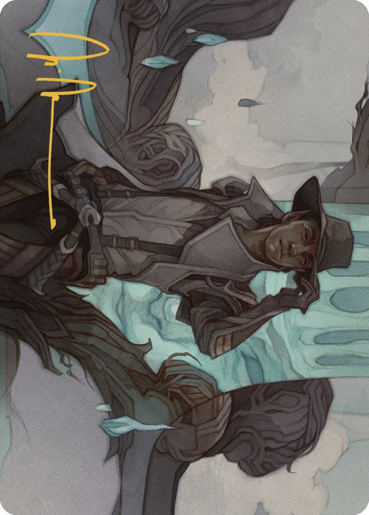 Kellan Joins Up Art Card (Gold-Stamped Signature) [Outlaws of Thunder Junction Art Series] | Devastation Store