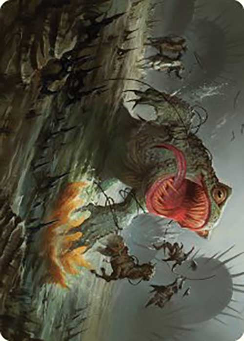 The Gitrog, Ravenous Ride Art Card [Outlaws of Thunder Junction Art Series] | Devastation Store