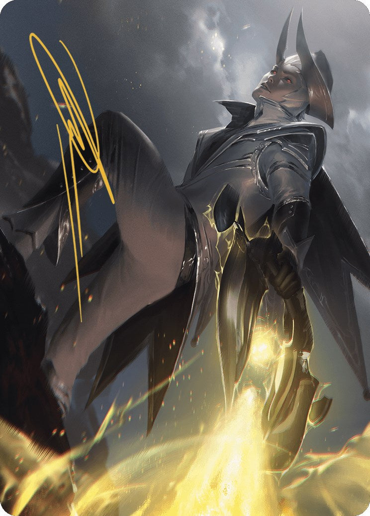 Ruthless Lawbringer Art Card (Gold-Stamped Signature) [Outlaws of Thunder Junction Art Series] | Devastation Store
