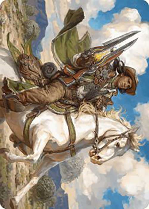 Wylie Duke, Atiin Hero Art Card [Outlaws of Thunder Junction Art Series] | Devastation Store