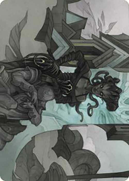 Vraska Joins Up Art Card [Outlaws of Thunder Junction Art Series] | Devastation Store