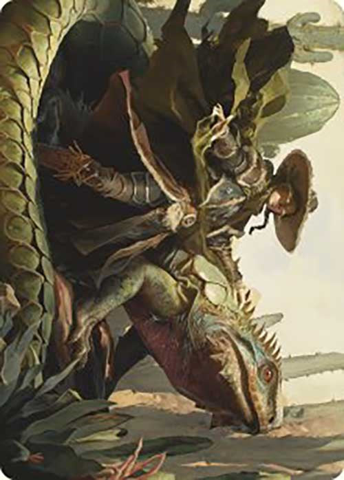 Outcaster Trailblazer Art Card [Outlaws of Thunder Junction Art Series] | Devastation Store