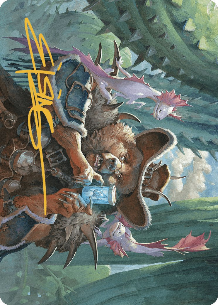 Doc Aurlock, Grizzled Genius Art Card (Gold-Stamped Signature) [Outlaws of Thunder Junction Art Series] | Devastation Store