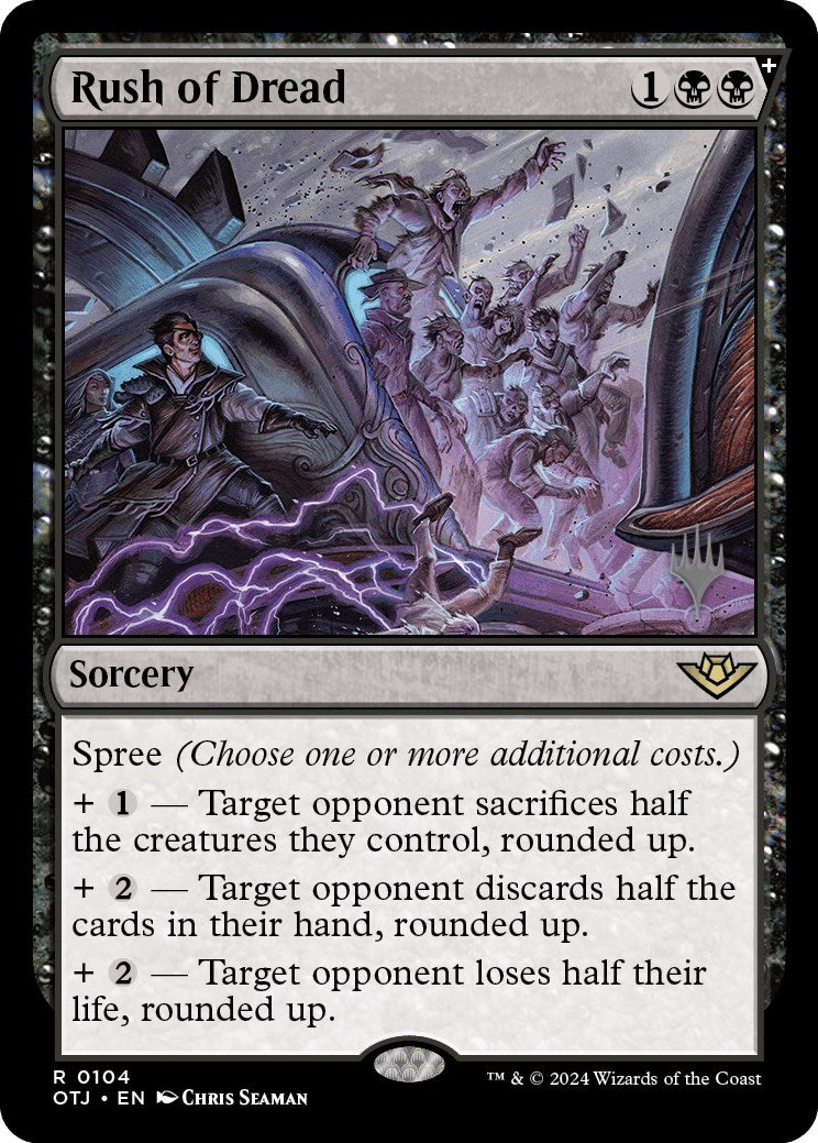 Rush of Dread (Promo Pack) [Outlaws of Thunder Junction Promos] | Devastation Store