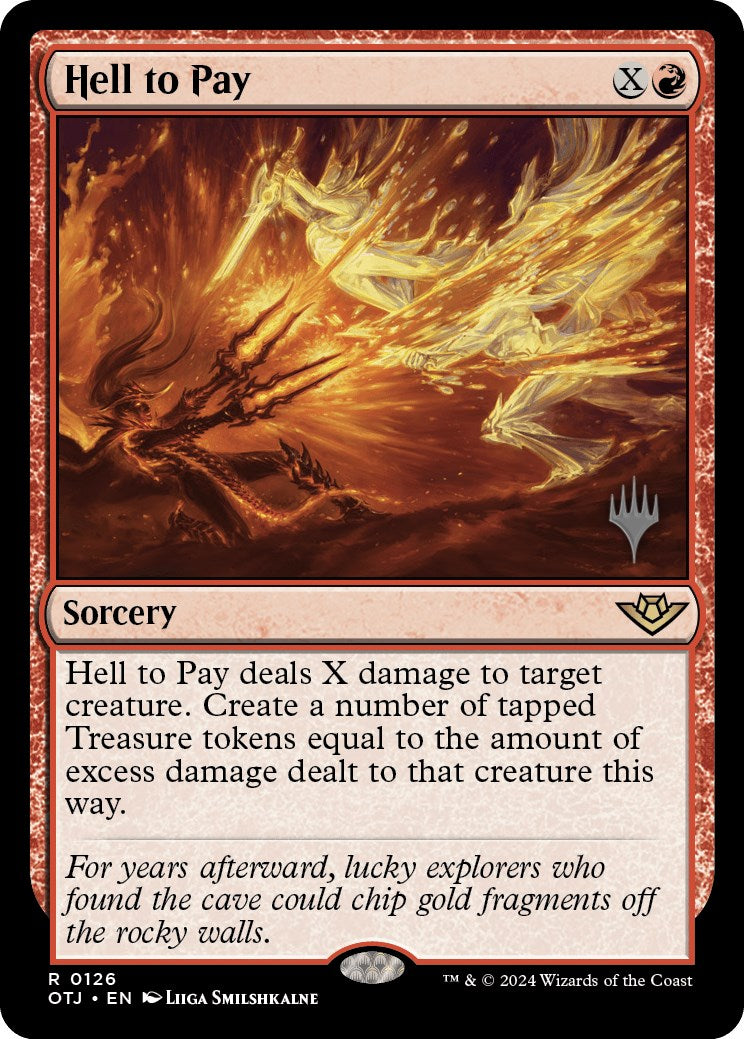 Hell to Pay (Promo Pack) [Outlaws of Thunder Junction Promos] | Devastation Store