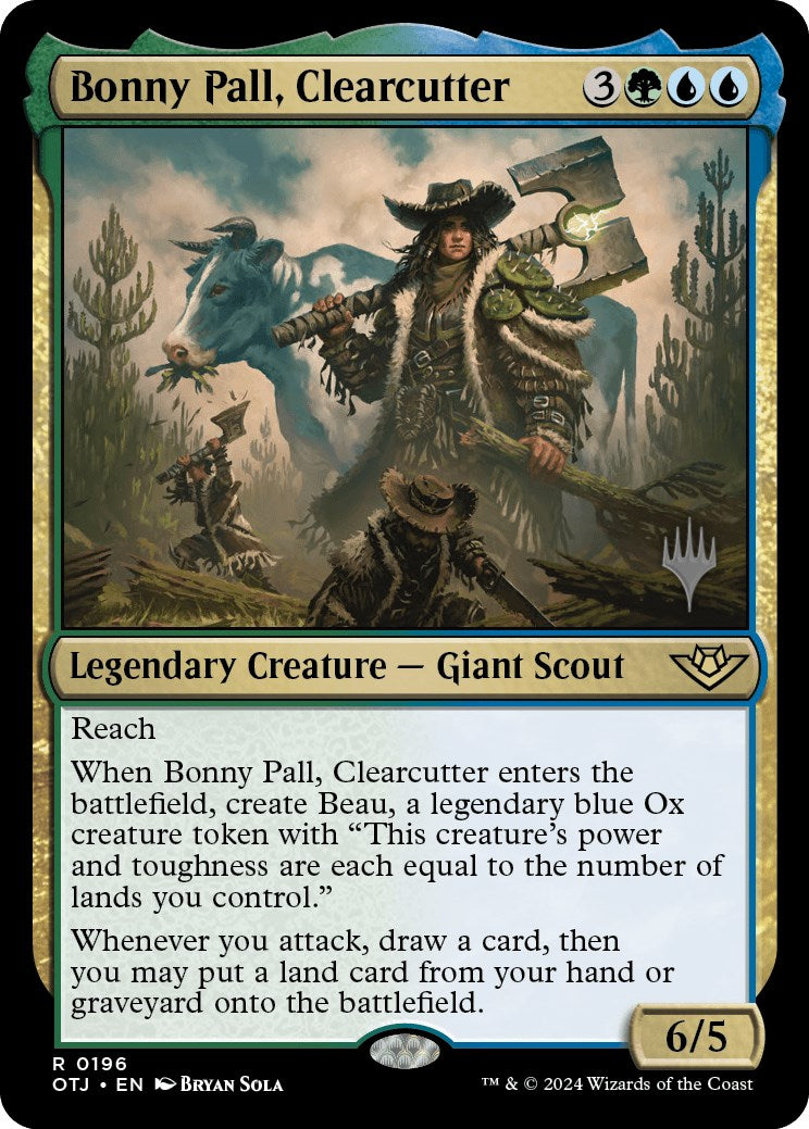 Bonny Pall, Clearcutter (Promo Pack) [Outlaws of Thunder Junction Promos] | Devastation Store