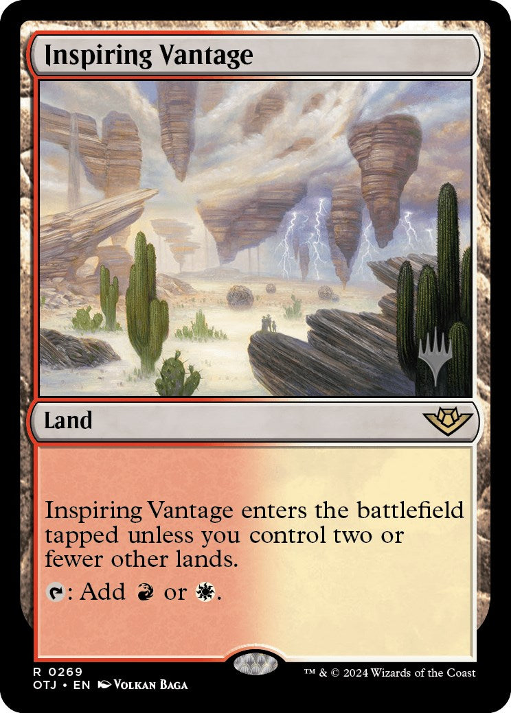 Inspiring Vantage (Promo Pack) [Outlaws of Thunder Junction Promos] | Devastation Store