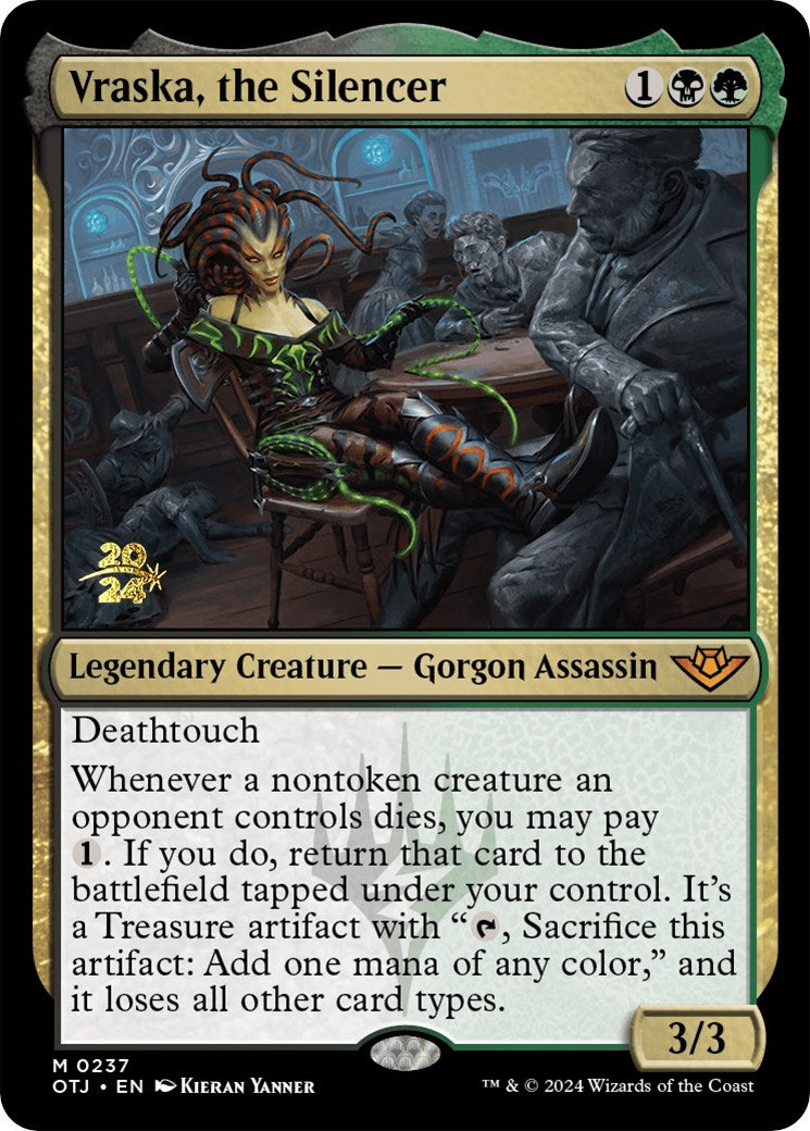 Vraska, the Silencer [Outlaws of Thunder Junction Prerelease Promos] | Devastation Store