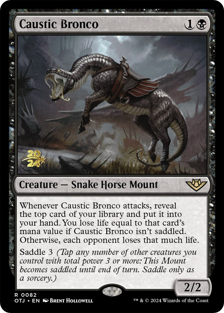Caustic Bronco [Outlaws of Thunder Junction Prerelease Promos] | Devastation Store
