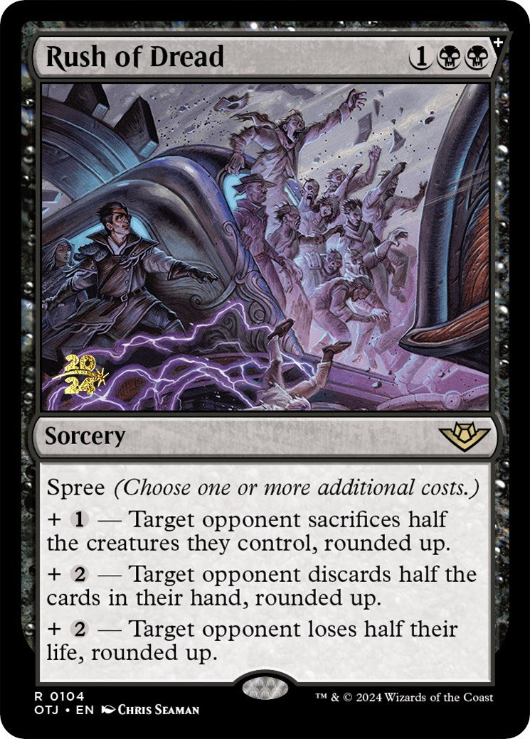 Rush of Dread [Outlaws of Thunder Junction Prerelease Promos] | Devastation Store