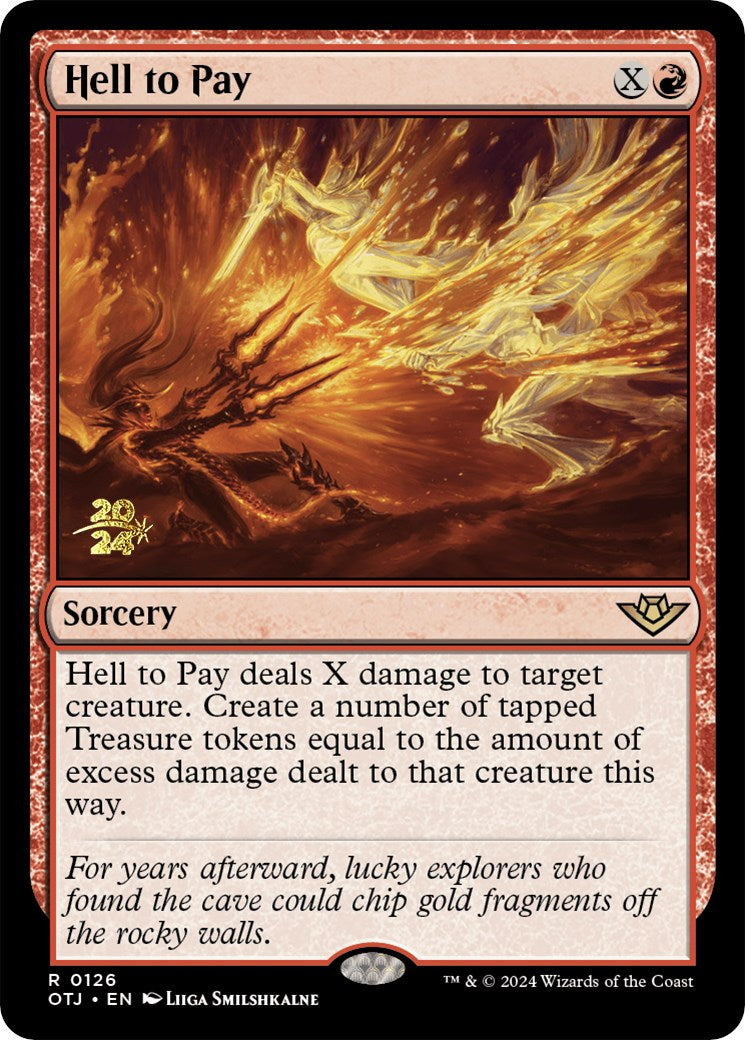 Hell to Pay [Outlaws of Thunder Junction Prerelease Promos] | Devastation Store