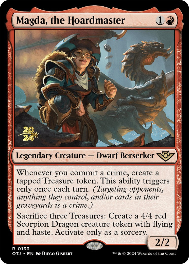 Magda, the Hoardmaster [Outlaws of Thunder Junction Prerelease Promos] | Devastation Store