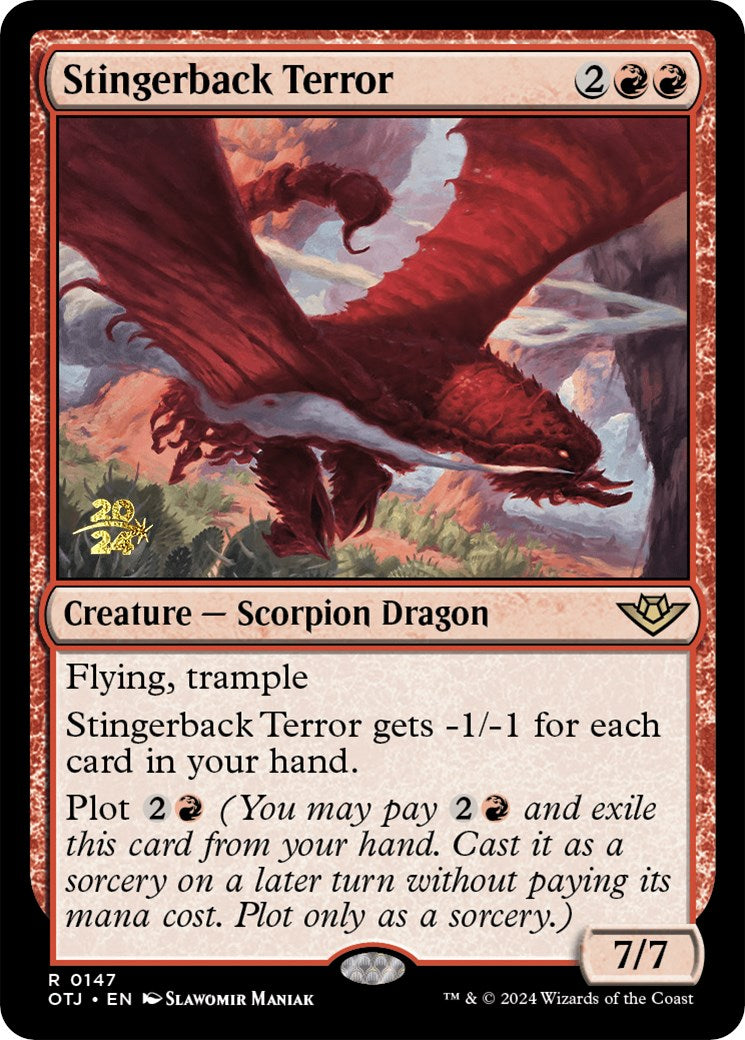 Stingerback Terror [Outlaws of Thunder Junction Prerelease Promos] | Devastation Store