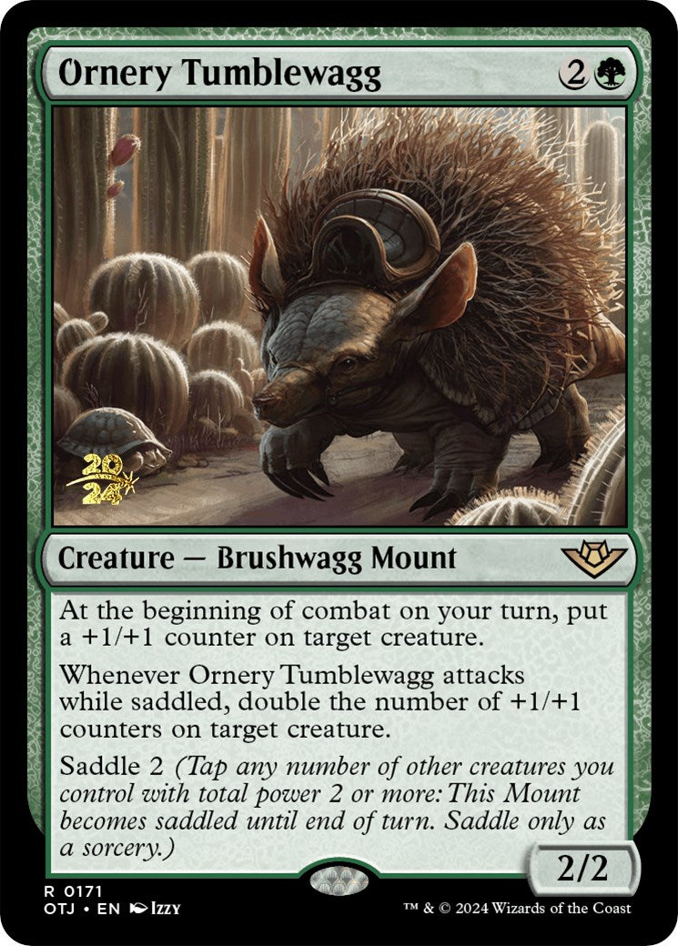 Ornery Tumblewagg [Outlaws of Thunder Junction Prerelease Promos] | Devastation Store