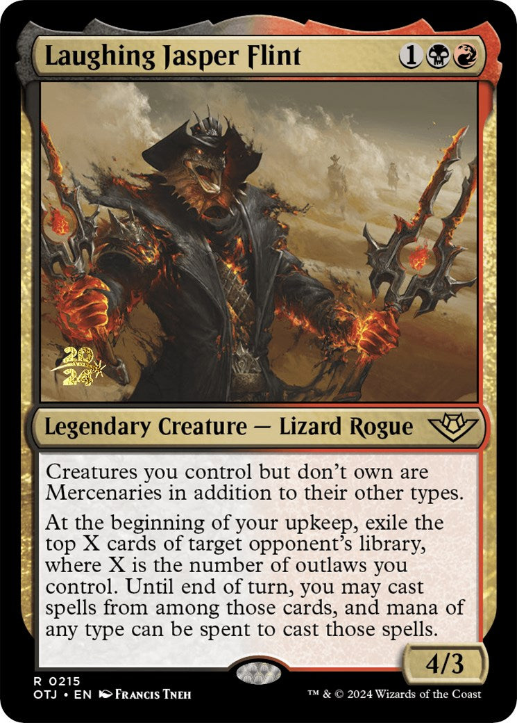 Laughing Jasper Flint [Outlaws of Thunder Junction Prerelease Promos] | Devastation Store