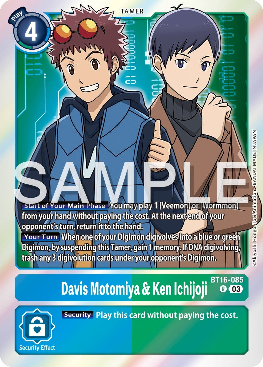 Davis Motomiya & Ken Ichijoji [BT16-085] [Beginning Observer] | Devastation Store
