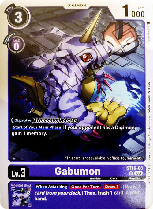 Gabumon [ST16-03] (Demo Deck Exclusive) [Starter Deck: Wolf of Friendship] | Devastation Store