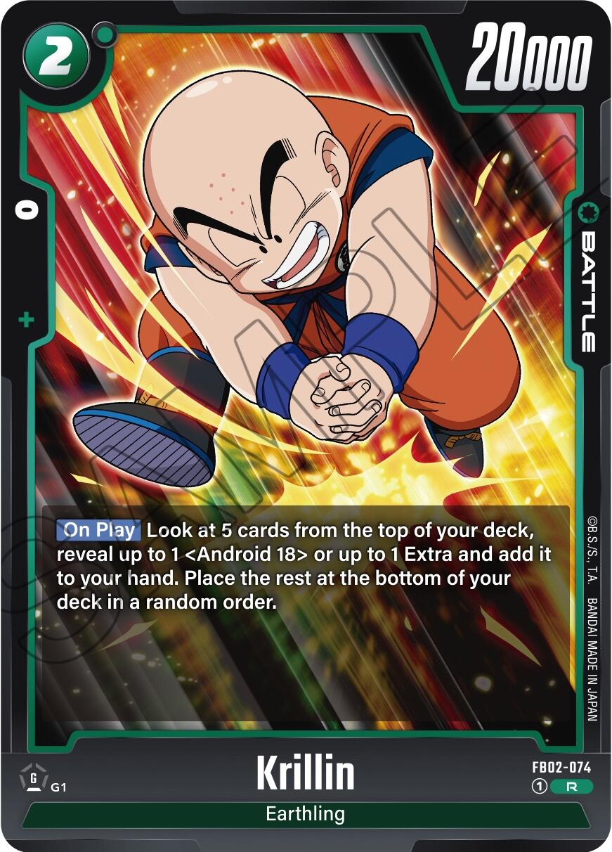 Krillin (FB02-074) [Blazing Aura] | Devastation Store