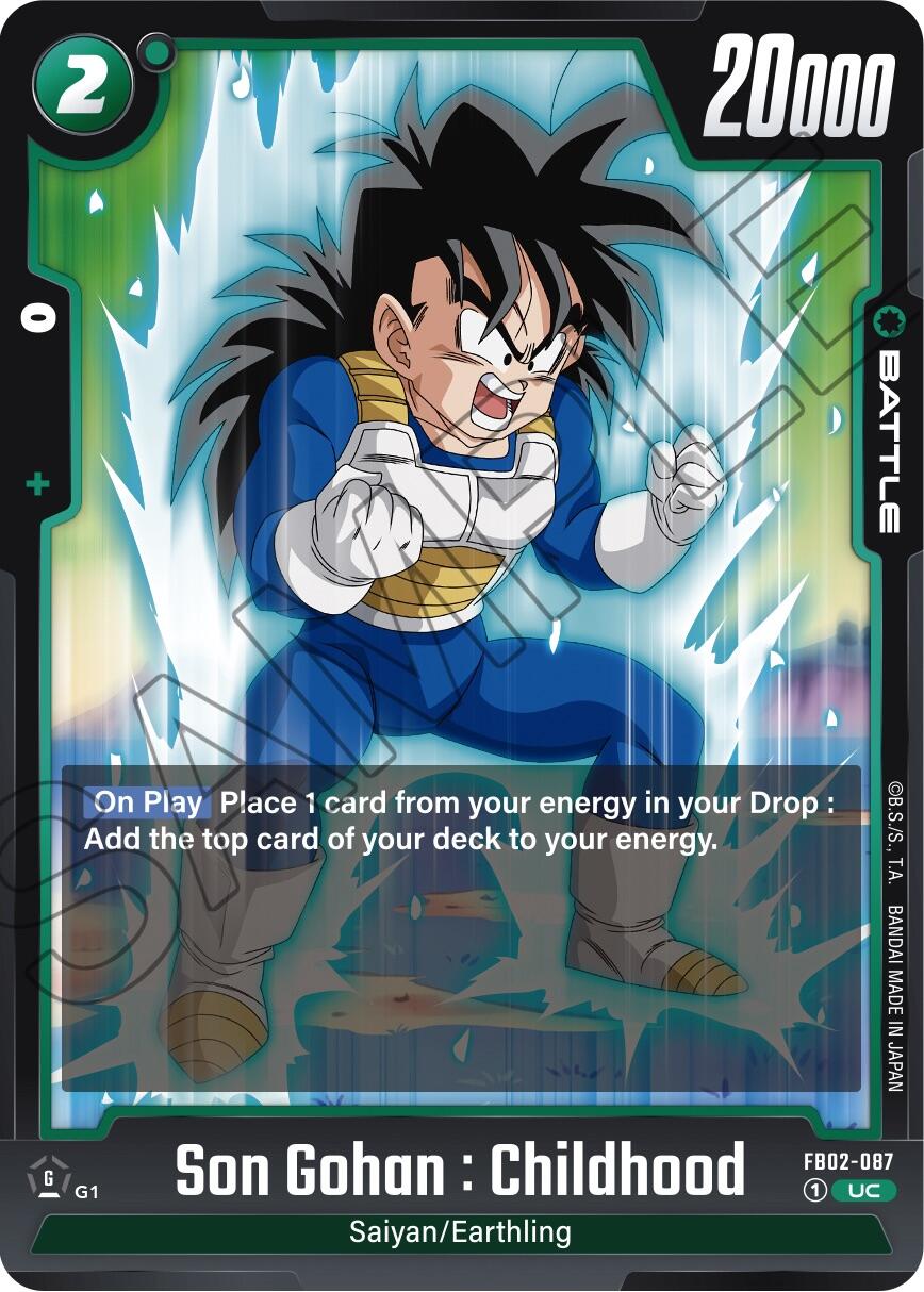 Son Gohan : Childhood (FB02-087) [Blazing Aura] | Devastation Store