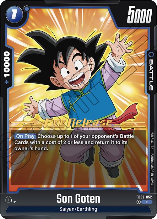 Son Goten (FB02-052) [Blazing Aura Pre-Release Cards] | Devastation Store
