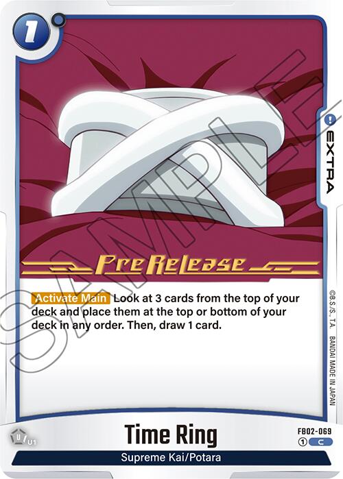 Time Ring [Blazing Aura Pre-Release Cards] | Devastation Store