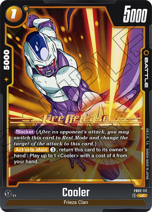 Cooler [Blazing Aura Pre-Release Cards] | Devastation Store