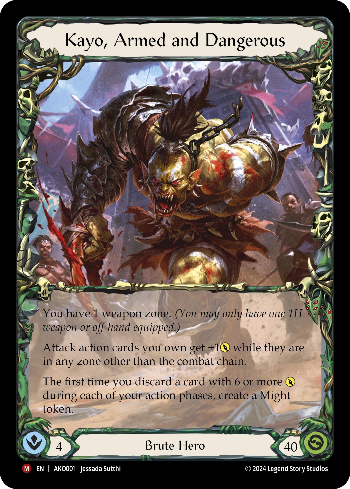 Kayo, Armed and Dangerous [AKO001] (Armory Deck: Kayo) | Devastation Store