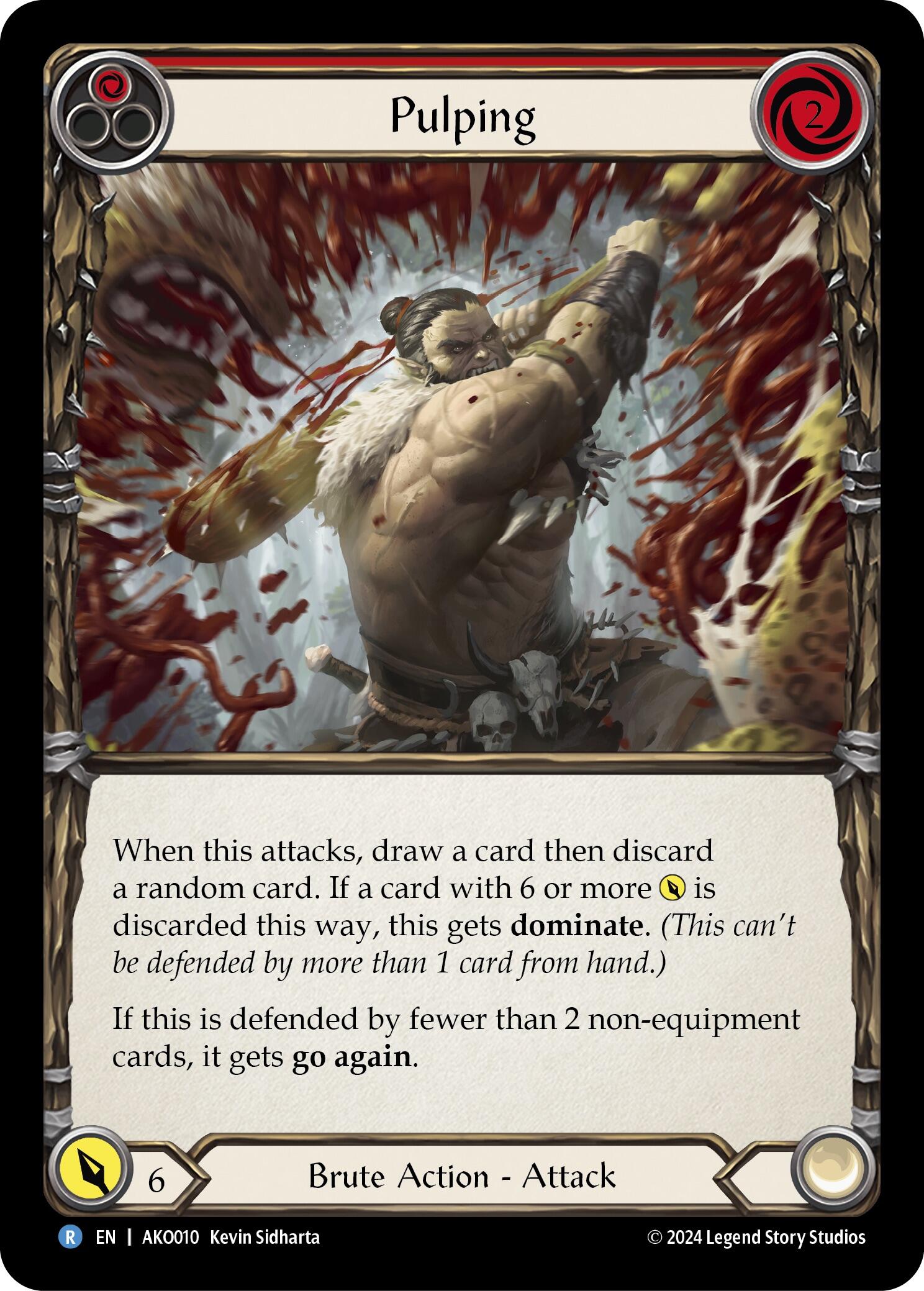 Pulping (Red) [AKO010] (Armory Deck: Kayo) | Devastation Store
