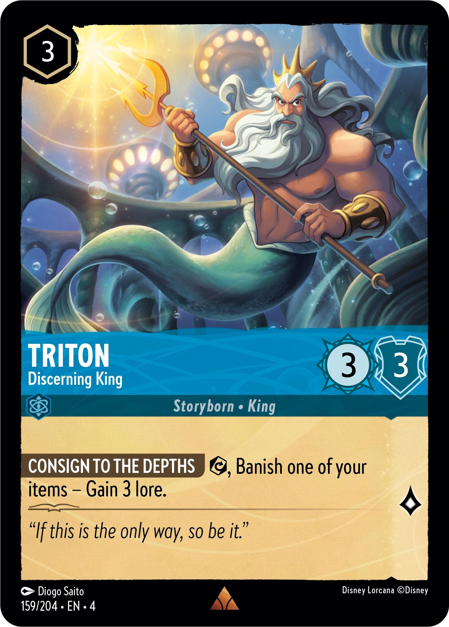 Triton - Discerning King (159/204) [Ursula's Return] | Devastation Store