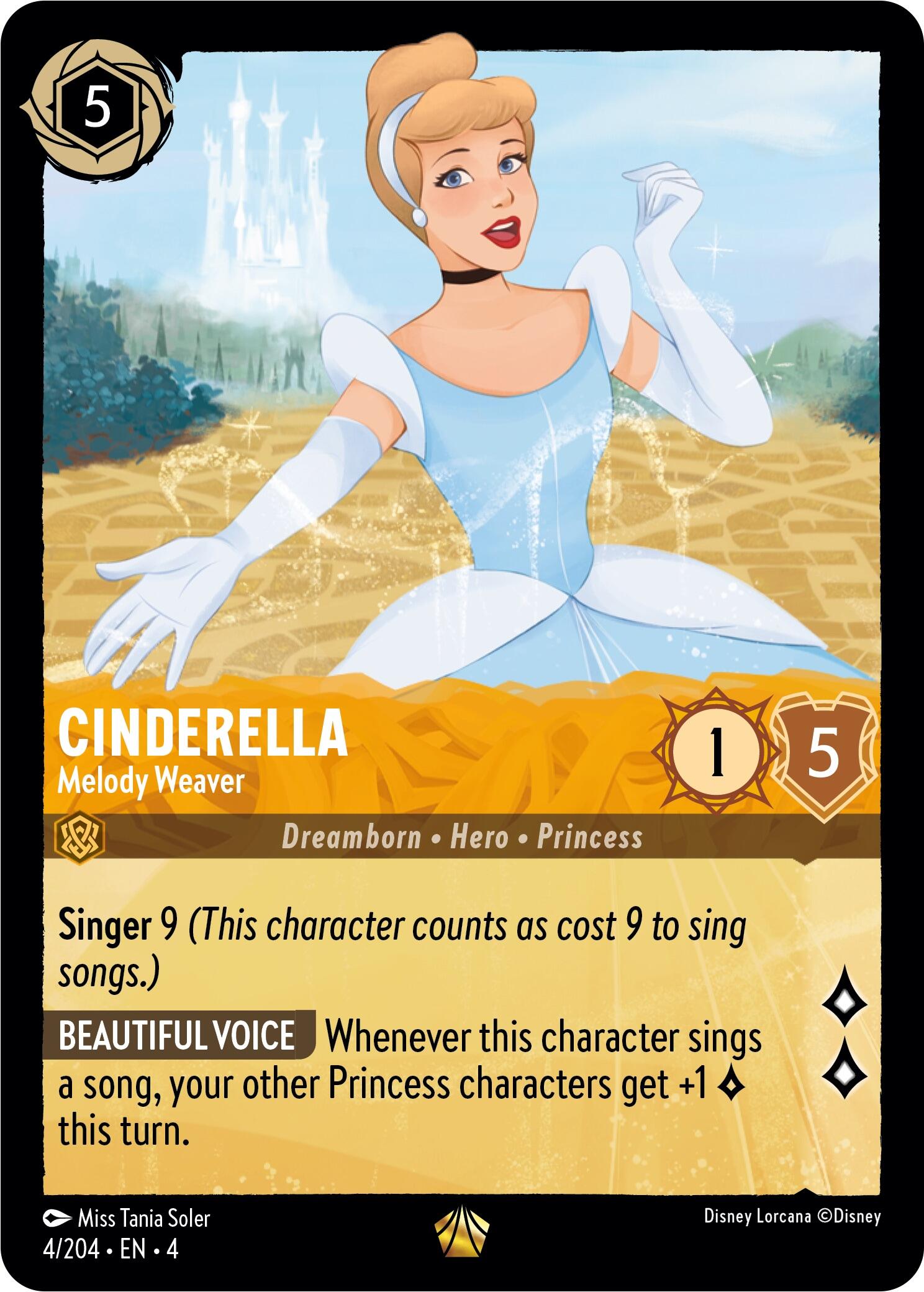 Cinderella - Melody Weaver (4/204) [Ursula's Return] | Devastation Store
