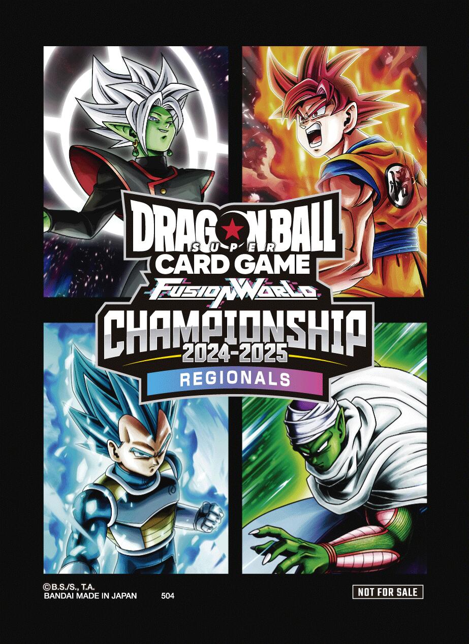 Dragon Ball Super: Fusion World - Card Sleeves (Championship 2024-2025 Regionals) (64-Pack) | Devastation Store