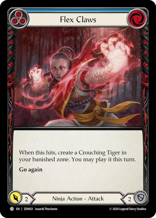 Flex Claws (Blue) [ZEN021] (Blitz Deck: Part the Mistveil - Zen) | Devastation Store
