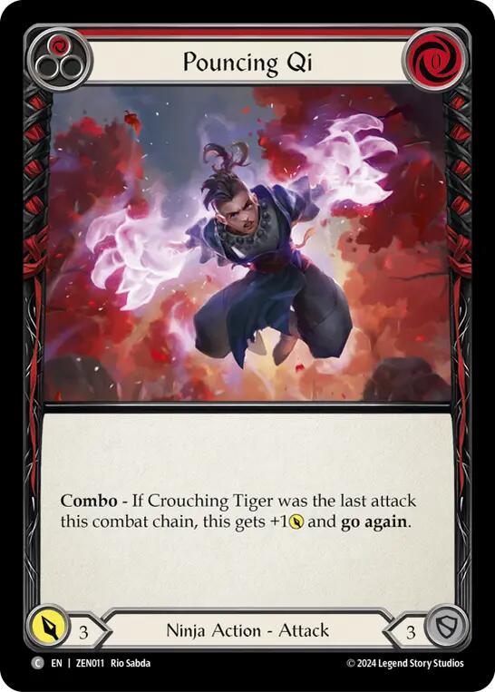 Pouncing Qi (Red) [ZEN011] (Blitz Deck: Part the Mistveil - Zen) | Devastation Store