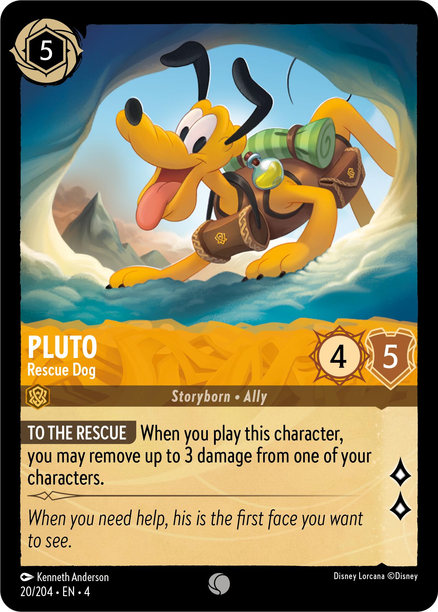 Pluto - Rescue Dog (20/204) [Ursula's Return] | Devastation Store