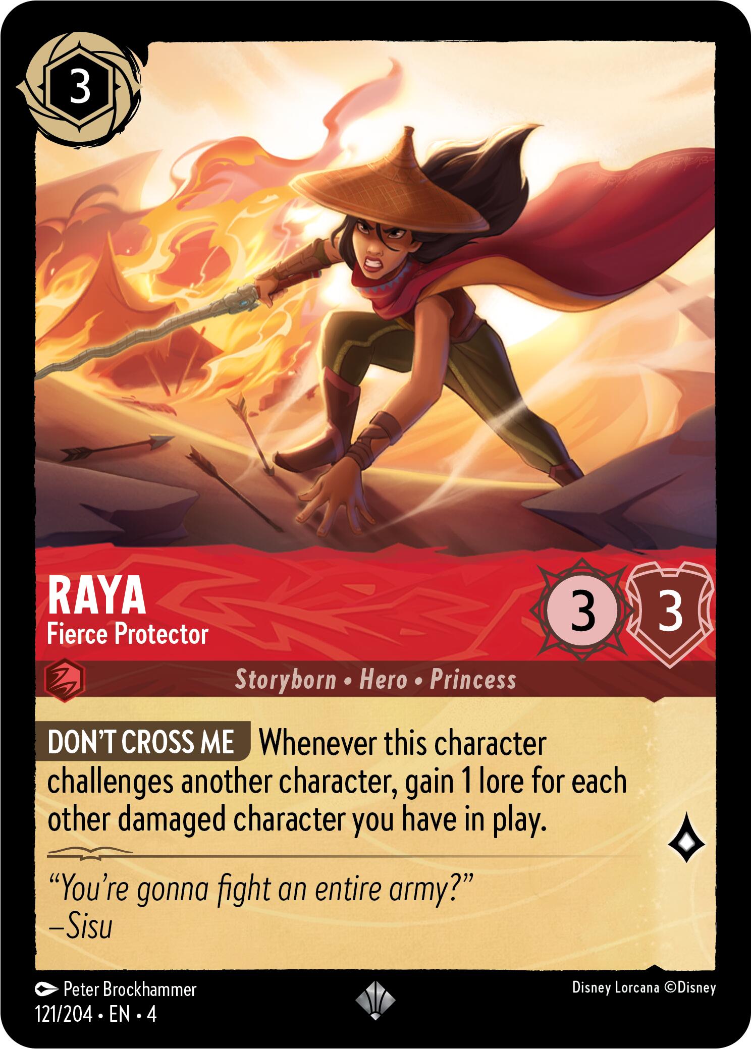 Raya - Fierce Protector (121/204) [Ursula's Return] | Devastation Store